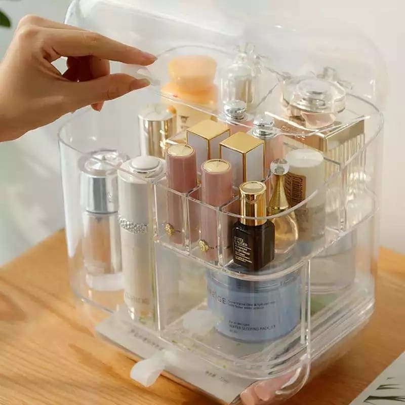 Makeup Cosmetics Storage Organizer, Skin Care Storage Rack, Makeup Brush Bucket Dressing Drawer Shelf, Waterproof and Dustproof Cosmetics Storage Display Box, Lipstick Holder Makeup Cosmetics Storage Organizer, Skin Care Storage Rack, Makeup Brush Bucket Dressing Drawer Shelf, Waterproof and Dustproof Cosmetics Storage Display Box, Lipstick Holder
